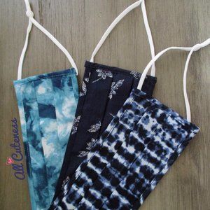 3 Cloth Face Masks (NWOT)